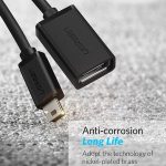 کابل Mini USB به USB 2.0 یوگرین مدل US249-10383