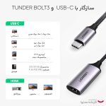 مبدل USB-C به HDMI یوگرین مدل 70444