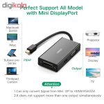 مبدل Mini Display Port به HDMI/DVI/VGA یوگرین مدل 20418