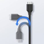 کابل تبدیل USB-C به Micro-B یوگرین مدل US312-20103 طول 1 متر