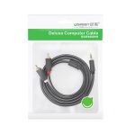 کابل تبدیل 1 به 2 جک 3.5 میلی متری یوگیرین مدل 10511 طول 1.5 متر