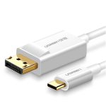 کابل تبدیل Type C به DisplayPort یوگرین مدل MM139 طول 1.5 متر