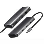 مبدل USB-C به HDMI/VGA/USB/LAN/USB-C یوگرین مدل 40873