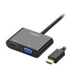 تبدیل HDMI به VGA و HDMI یوگرین مدل CM101-40744