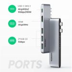 هاب 5 پورت usb-C یوگرین مدل C251-60559