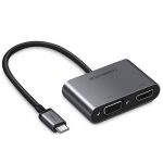 مبدل usb-C به VGA/HDMI یوگرین مدل CM162-50505