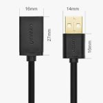 کابل افزایش طول USB 2.0 یوگرین مدل 10318-US103 طول 5 متر
