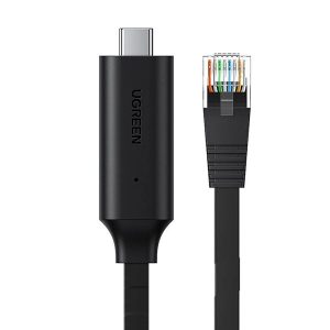 کابل تبدیل USB-C به LAN یوگرین مدل 80186-CM204 به طول 1.5 متر