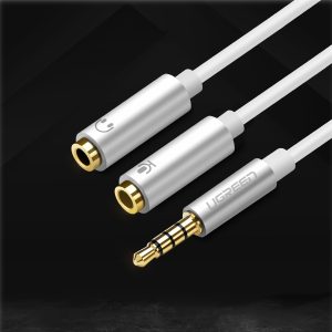 کابل تبدیل 1 به 2 صدا 3.5 میلی متری یوگرین مدل AV141-10789