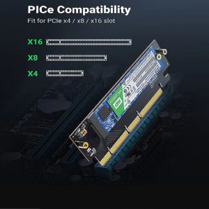 کارت توسعه PCI.E4 افزایش M.2 یوگرین مدل 30715-CM465