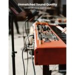 کابل تبدیل جک 6.5 میلی‌متری به جک 3.5 میلی‌متری یوگرین مدل AV128 کد 10639 طول ۳ متر