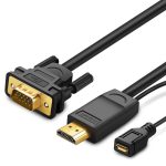 کابل تبدیل HDMI به micro USB / VGA یوگرین مدل MM101-30449 طول 1.5 متر