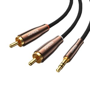 کابل تبدیل جک 3.5 میلی متری به RCA یوگرین مدل AV170-80847 طول 2 متر