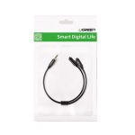 مبدل صدا 1 نر به 2 ماده AUX یوگرین مدل AV134-20816 طول 0.25 متر