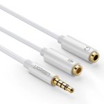 کابل تبدیل 1 به 2 صدا 3.5 میلی متری یوگرین مدل AV141-10789