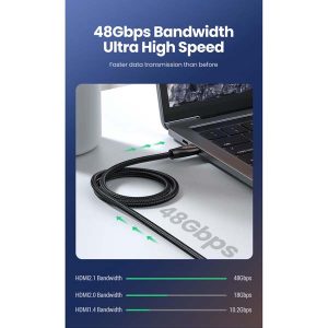 کابل 2.1 HDMI یوگرین مدل 80402-HD140 طول 1.5 متر