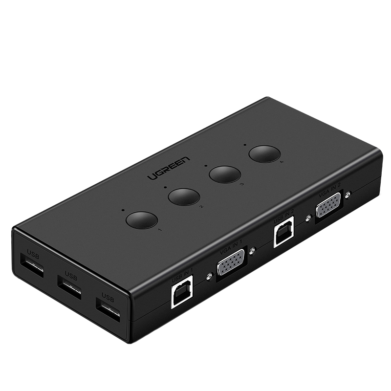 سوییچ 4 پورت USB KVM یوگرین مدل CM154 سوییچ 4 پورت USB KVM یوگرین مدل CM154