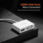 مبدل USB -C به VGA/HDMI یوگرین مدل 30843-MM123