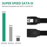 کابل دیتا SATA3 یوگرین مدل US217-30796 طول 0.5 متر