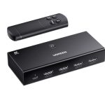 سوئیچ ۴ پورت HDMI 2.0 یوگرین مدل CM598 کد 15376