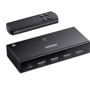 سوئیچ ۴ پورت HDMI 2.0 یوگرین مدل CM598 کد 15376