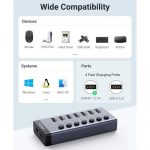 هاب 7 پورت USB یوگرین مدل CM481-30778