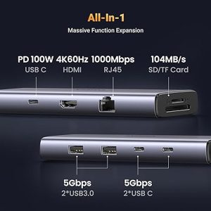 هاب 9 پورت USB-C یوگرین مدل CM498-15375