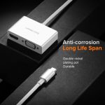 مبدل USB -C به VGA/HDMI یوگرین مدل 30843-MM123