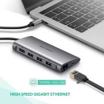 هاب 8 پورت USB-C یوگرین مدل CM121-50538