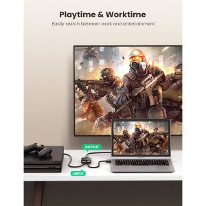 سوئیچ 1 به 2 HDMI یوگرین مدل 4K 50966