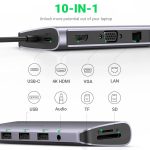 هاب 10 پورت USB-C یوگرین مدل UG-80133