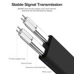 کابل دیتا SATA3 یوگرین مدل US217-30796 طول 0.5 متر