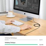 پچ کورد Cat 6A یوگرین مدل UG-70654 طول 5 متر